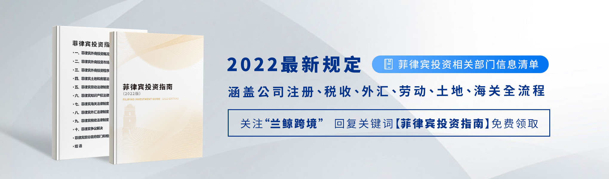 菲律宾投资指南：2022年菲律宾外汇最新政策介绍-兰鲸跨境涉外法律服务平台